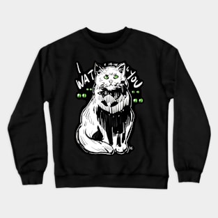 Gato vigilante Crewneck Sweatshirt